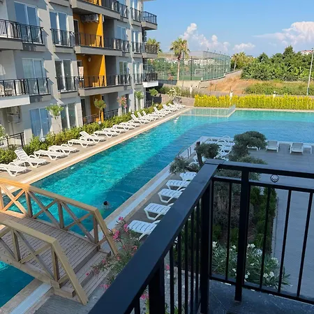 Apartament Okurcalar 126 M Havuzlu Bir Yatak Odali Alanya