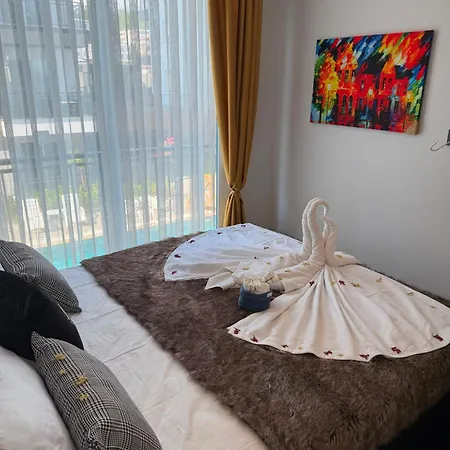 Apartament Okurcalar 126 M Havuzlu Bir Yatak Odali *